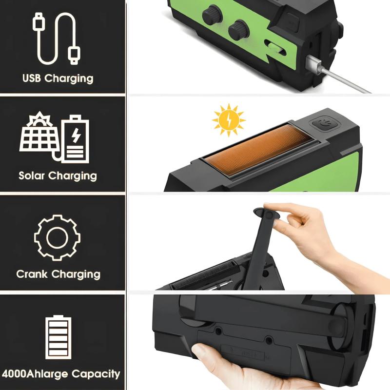 Avtoit | All-in-one solar-powered emergency radio