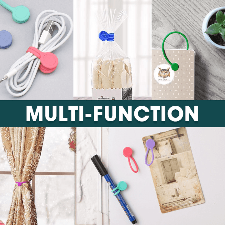 Avtoit | Magnetic cable ties with snap lock