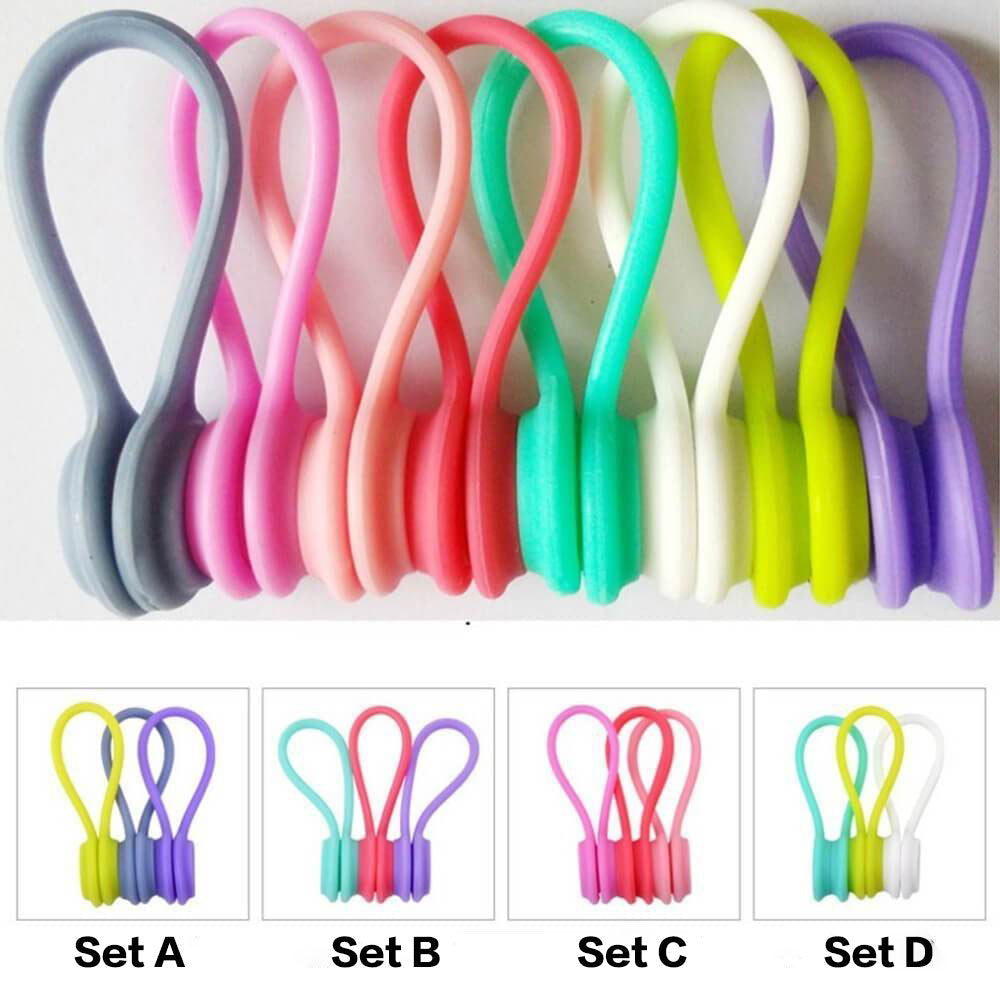 Avtoit | Magnetic cable ties with snap lock