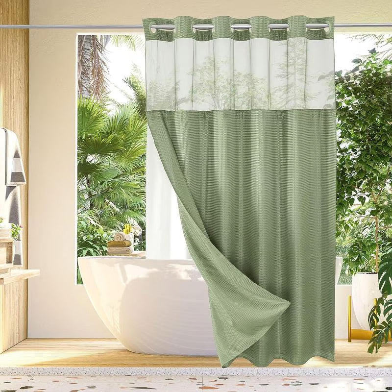 Avtoit | Shower curtain with waffle pattern