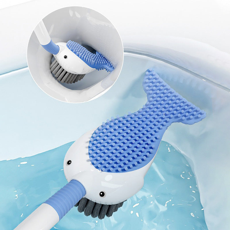 Avtoit | Wall-mounted suction cup toilet brush set