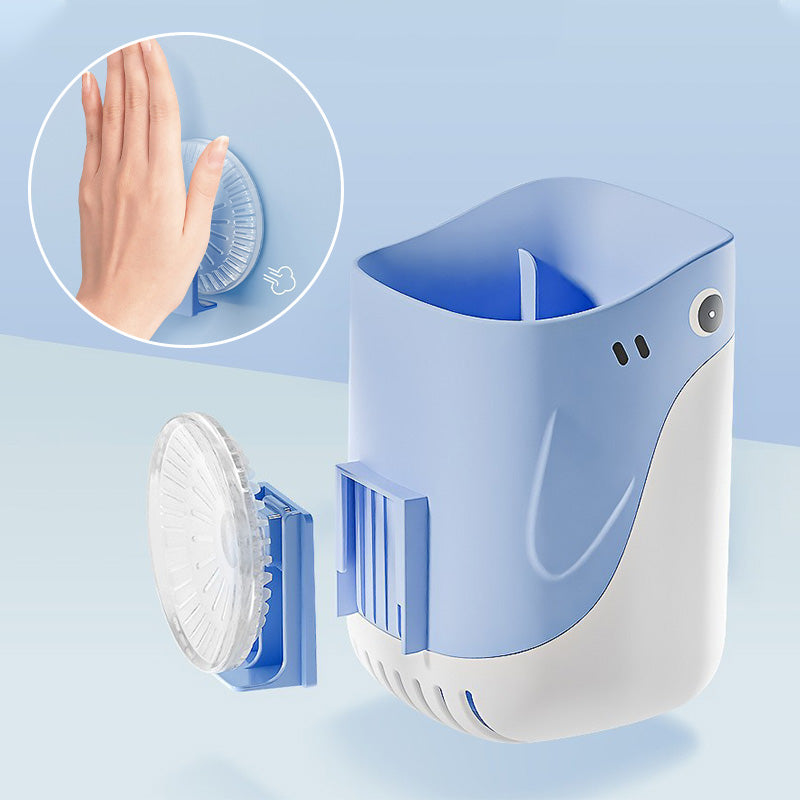 Avtoit | Wall-mounted suction cup toilet brush set