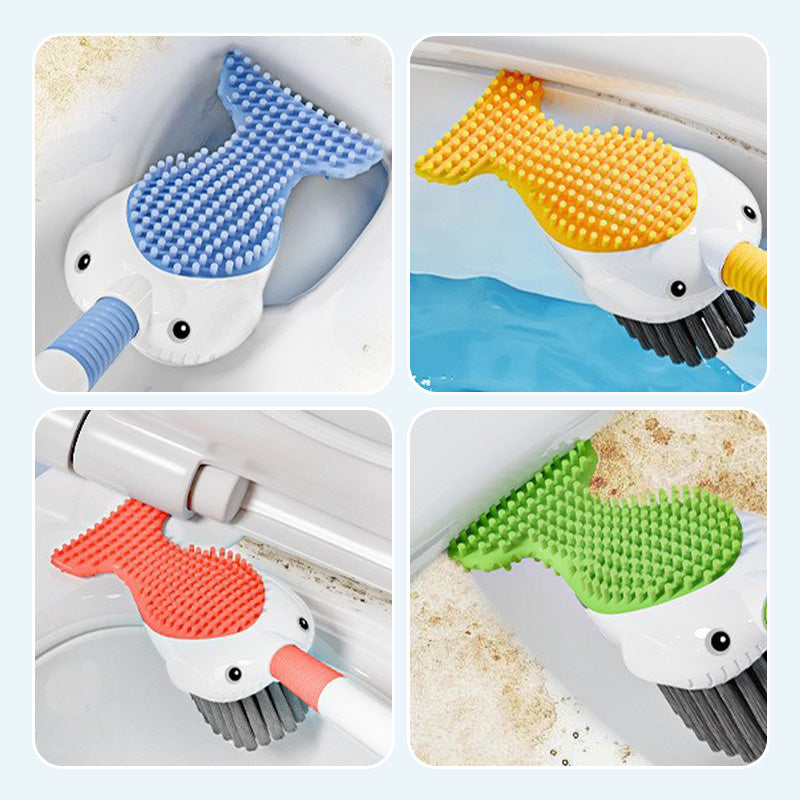 Avtoit | Wall-mounted suction cup toilet brush set