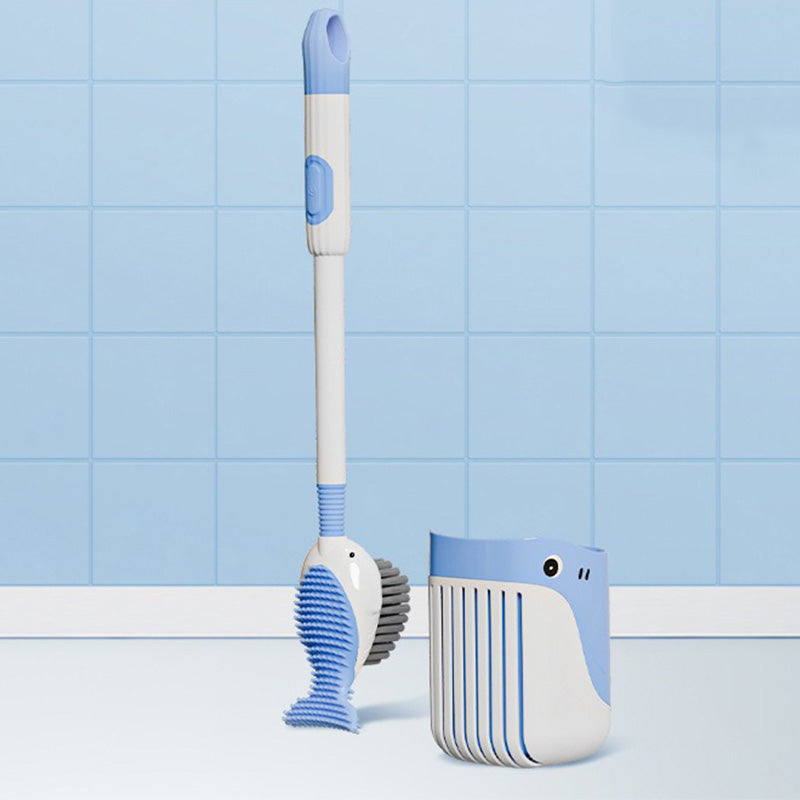 Avtoit | Wall-mounted suction cup toilet brush set