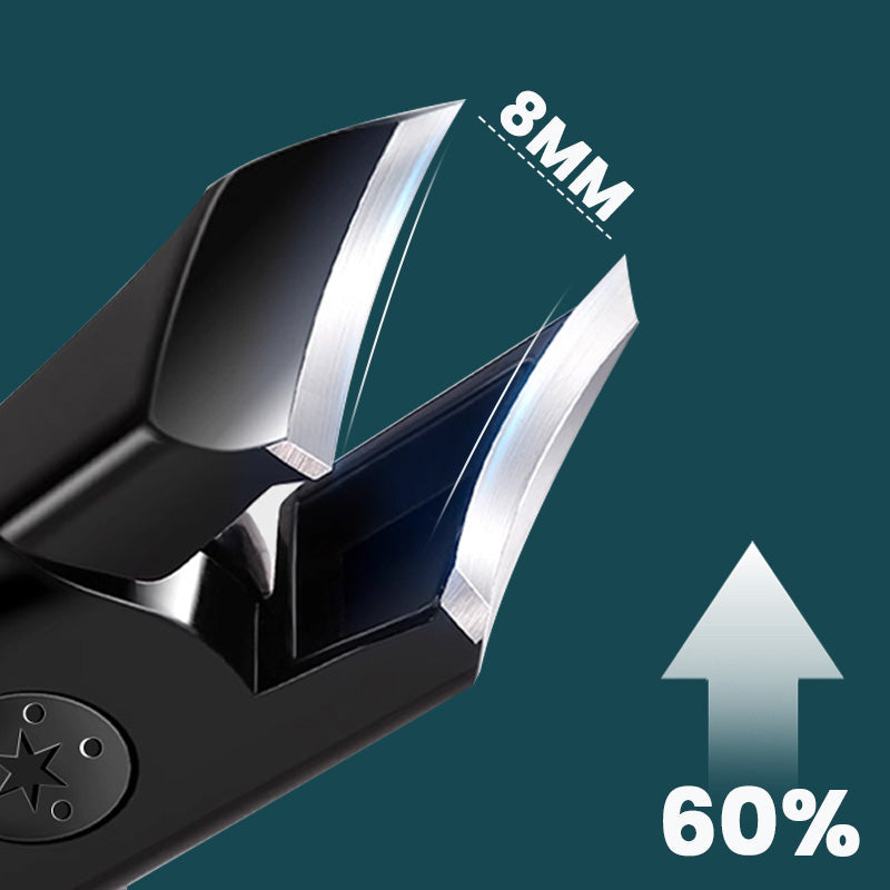 Avtoit | Powerful Angled Nail Clippers with Wide Mouth and Anti-Splash
