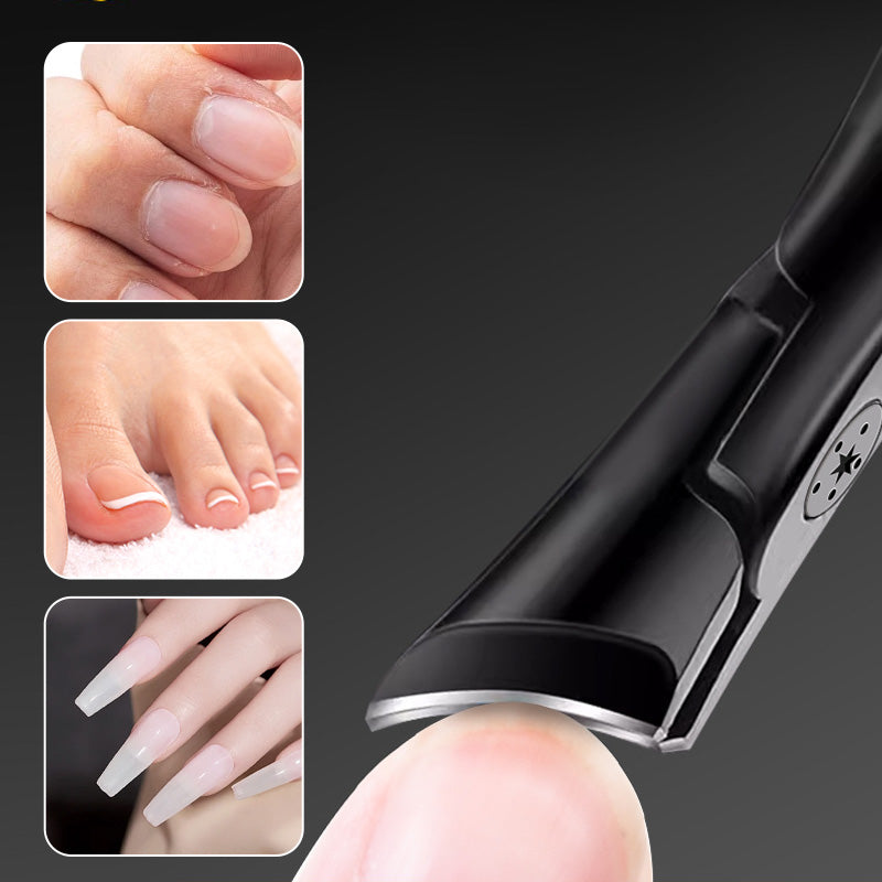 Avtoit | Powerful Angled Nail Clippers with Wide Mouth and Anti-Splash