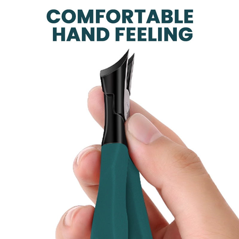 Avtoit | Powerful Angled Nail Clippers with Wide Mouth and Anti-Splash