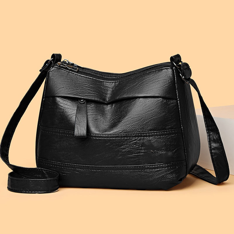 Avtoit | Retro shoulder bag in multiple layers with large capacity