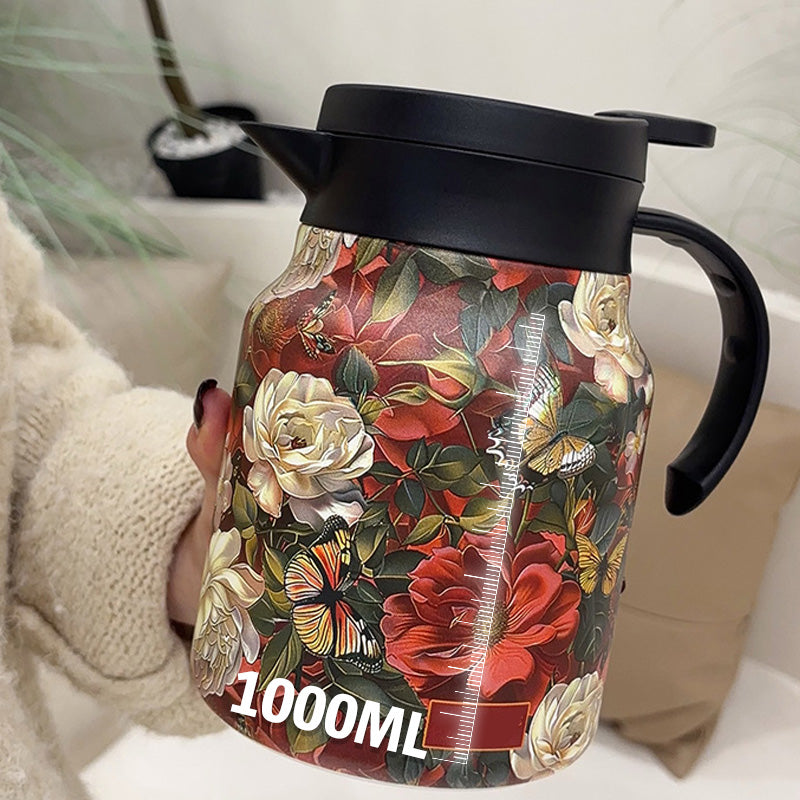 Avtoit | Limited time discount1000 ml vacuum insulated teapot with strainer