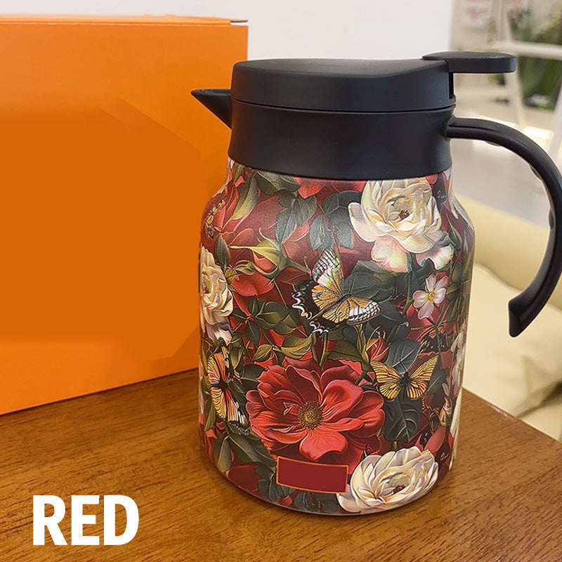 Avtoit | Limited time discount1000 ml vacuum insulated teapot with strainer