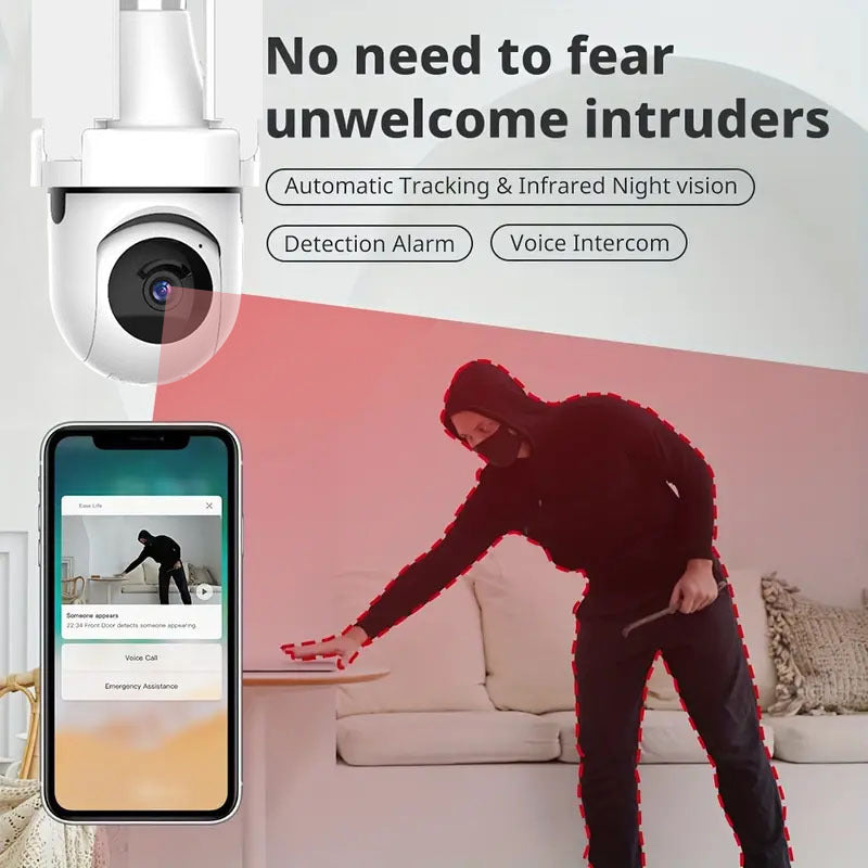 Avtoit | Wireless security cameras with night vision and lightbulb