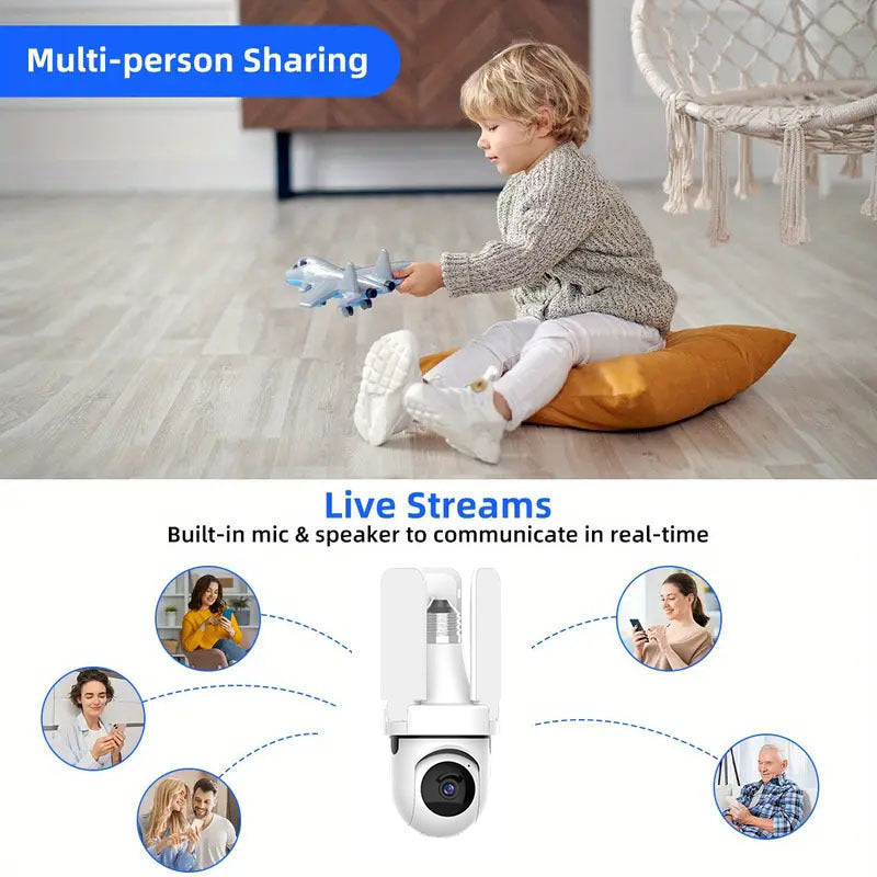 Avtoit | Wireless security cameras with night vision and lightbulb
