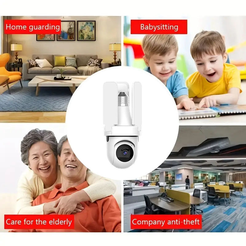 Avtoit | Wireless security cameras with night vision and lightbulb