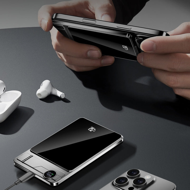 Avtoit |  Magnetic power bank with two modes and stand