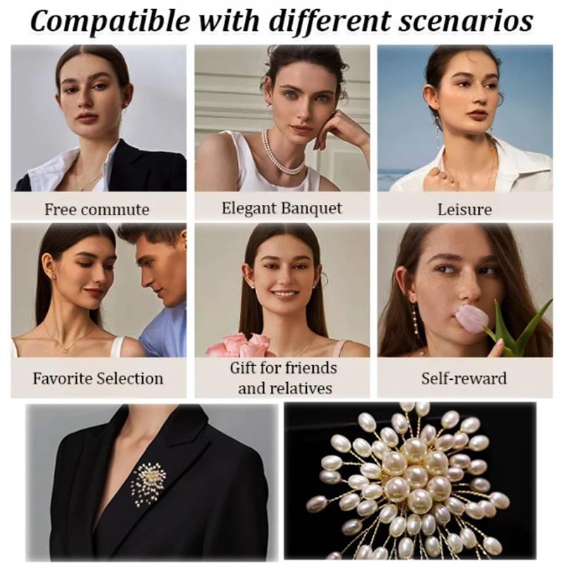 Avtoit | BUY 1 GET 1 FREELadies' high-end exquisite handmade pearl brooch