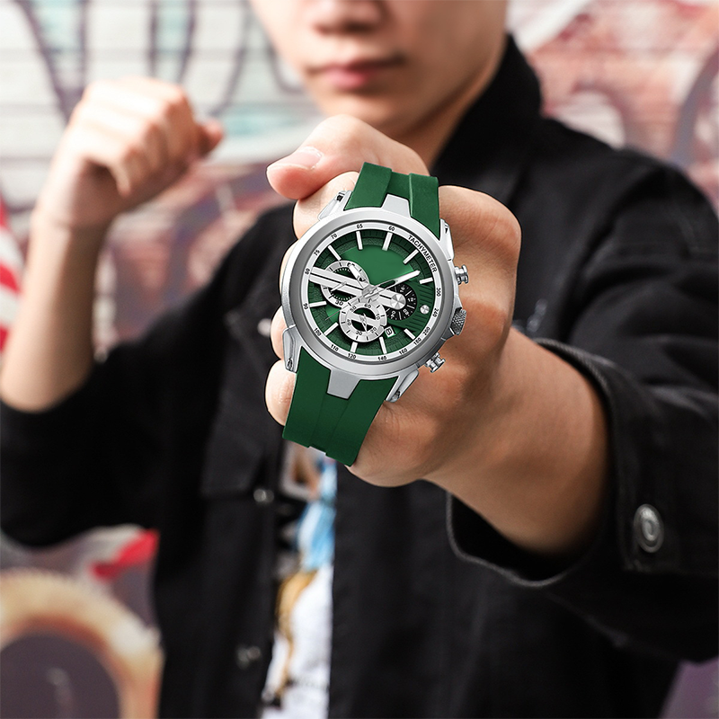 Avtoit | Stylish sports watch with glowing display, silicone strap, and waterproof design