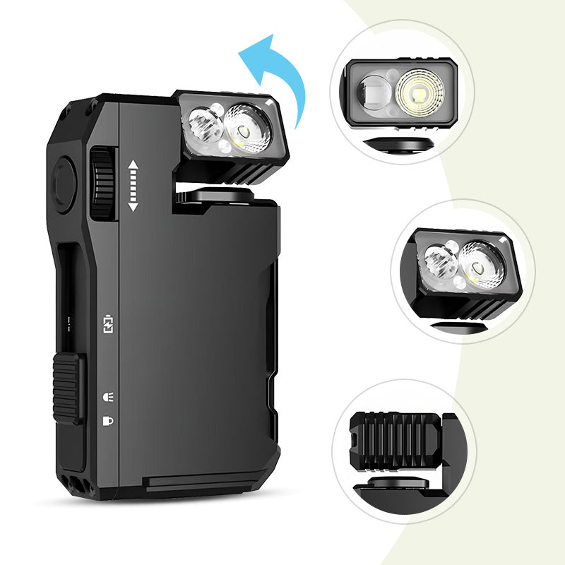 Avtoit | Portable mini flashlight with rotating head
