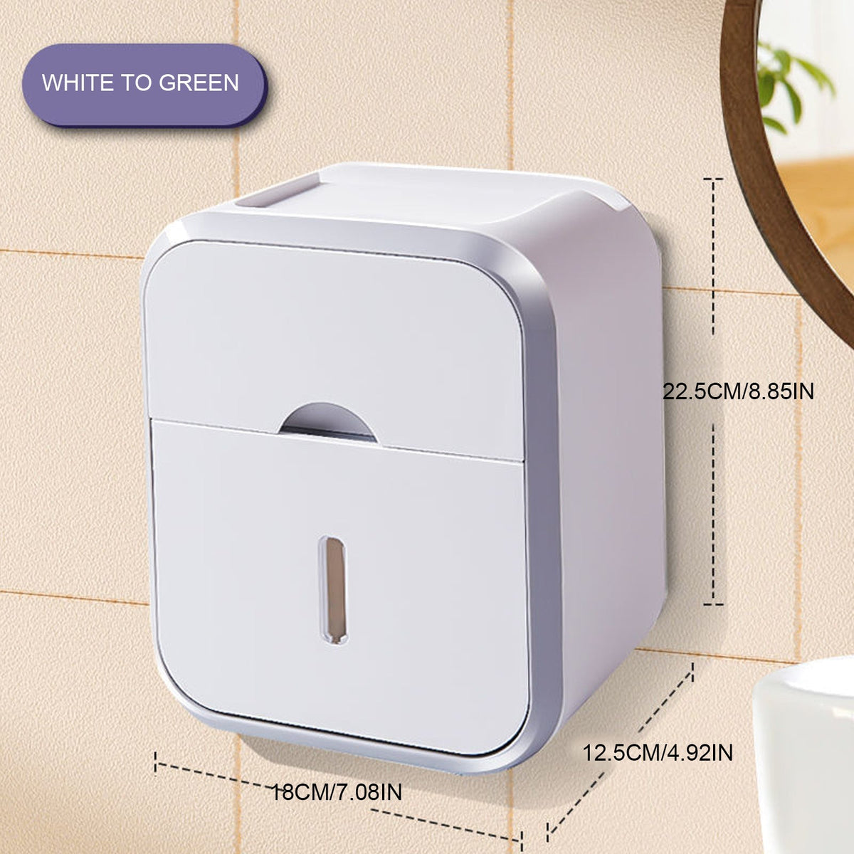 Avtoit | Flush-free toilet paper holder box