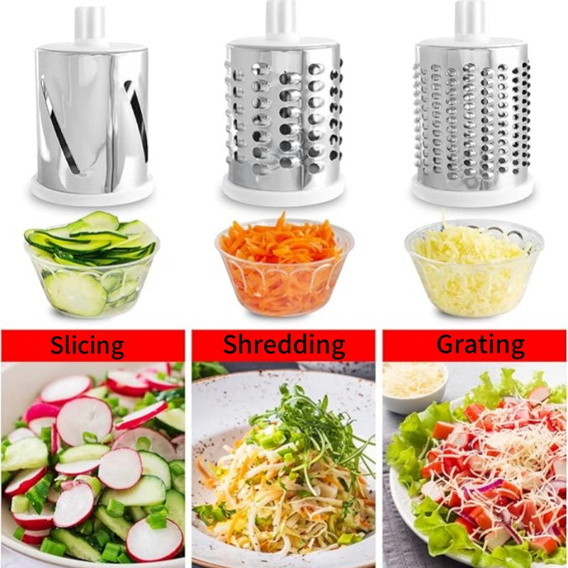 Avtoit | 3-in-1 rotating cheese slicer and vegetable cutter