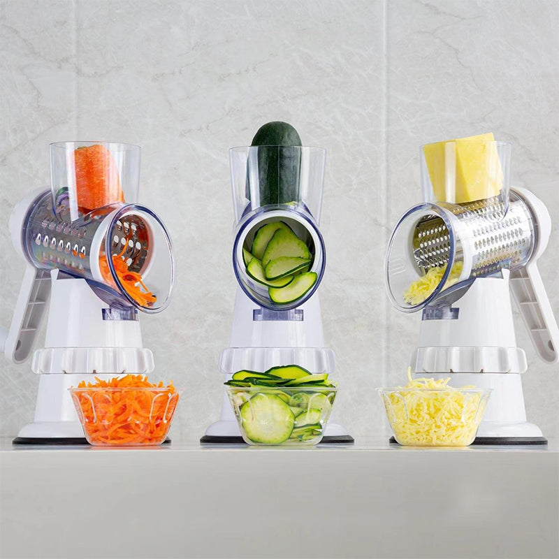 Avtoit | 3-in-1 rotating cheese slicer and vegetable cutter