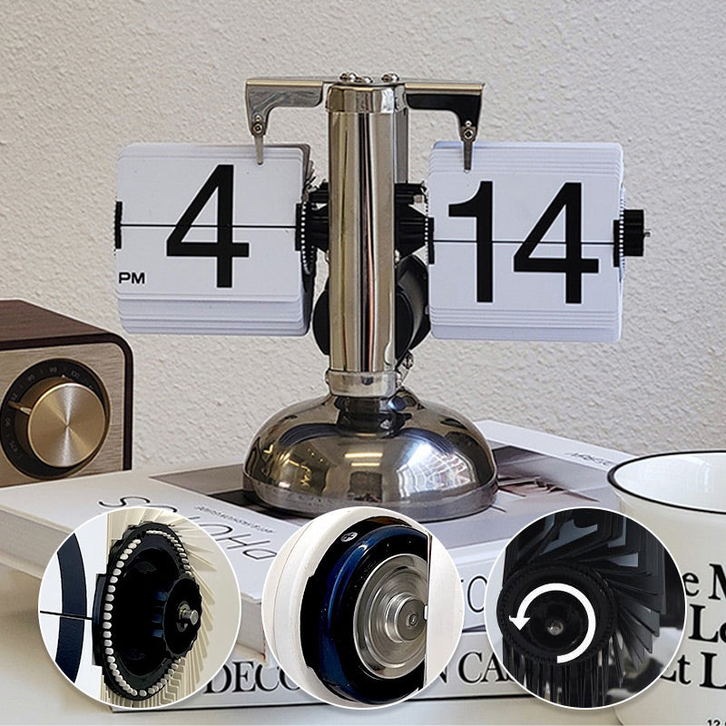 Avtoit | Modern, digital, mechanical vintage watch with internal gear drive