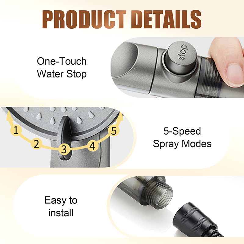 Avtoit | Powerful shower head with high pressure and high flow rate