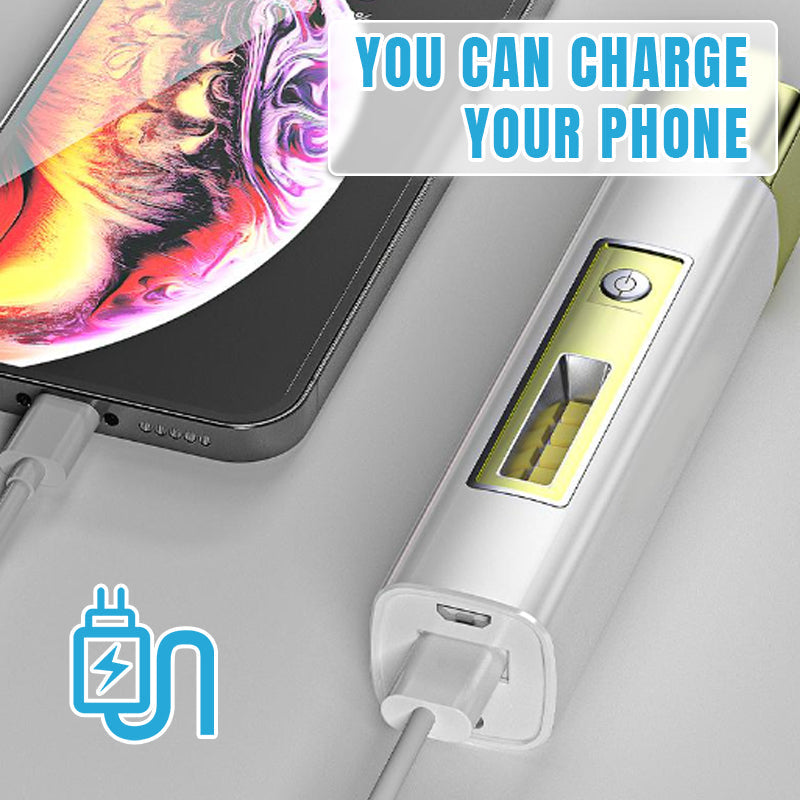 Avtoit | Mini 2-in-1 flashlight with high brightness and power bank