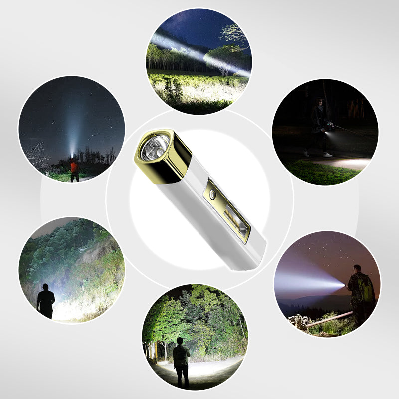Avtoit | Mini 2-in-1 flashlight with high brightness and power bank