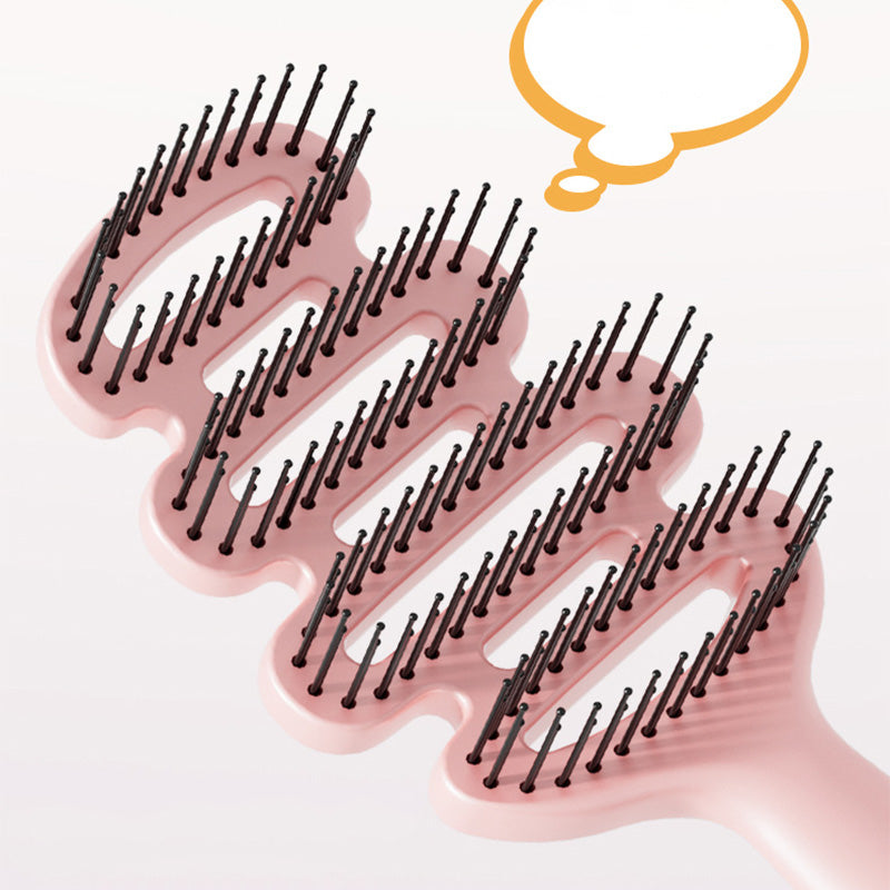 Avtoit | Curved hairbrush with ventilation