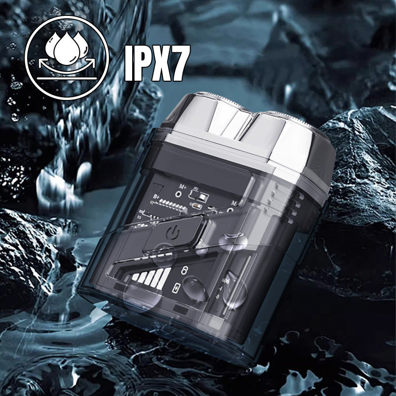 Avtoit | Transparent mini electric shaver – IPX7 waterproof