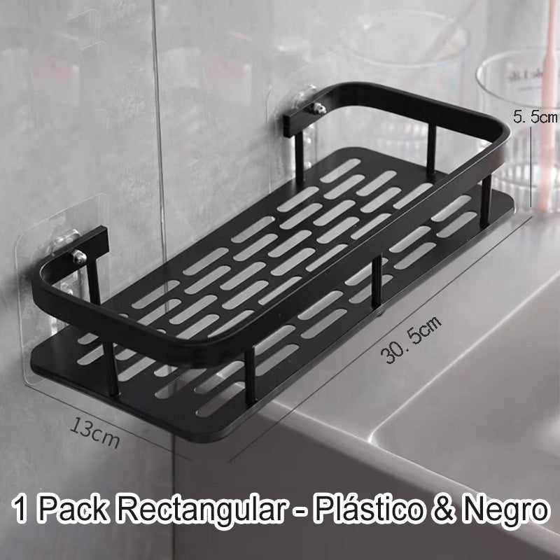Avtoit | Corner shower shelf without drilling with hooks
