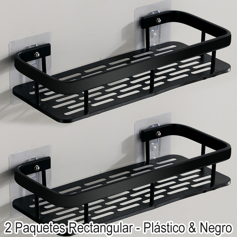 Avtoit | Corner shower shelf without drilling with hooks