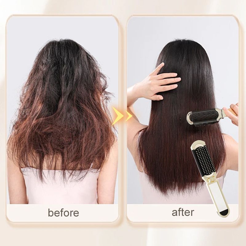 Avtoit | Portable mini air cushion comb with removable mirror