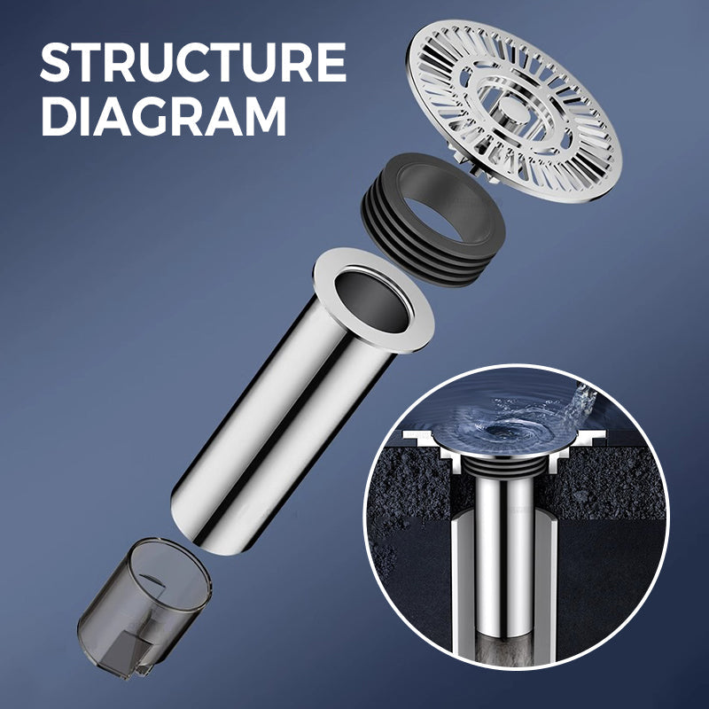 Avtoit | Round expanded floor drain for bathroom