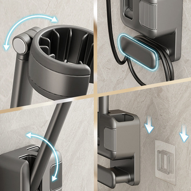 Avtoit | Hair dryer wall mount with cord holder
