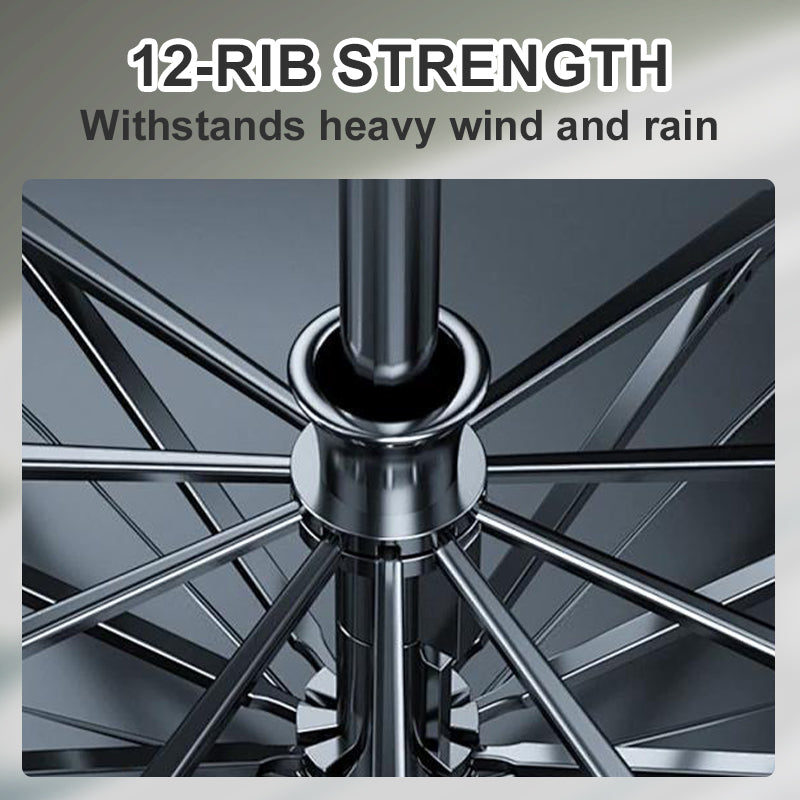 Avtoit | Large foldable umbrella with 12 wind-resistant ribs