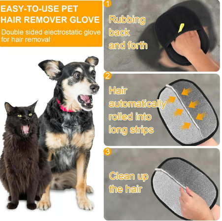 Avtoit | Electrostatic gloves for removing pet hair