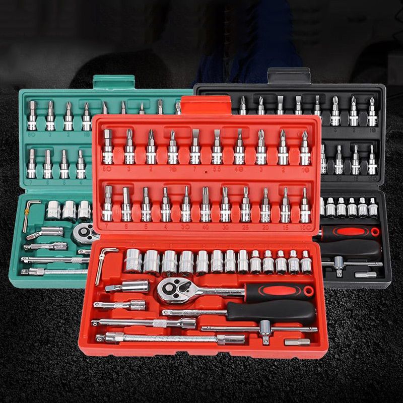 Avtoit | 46-piece set with quick-change wrench