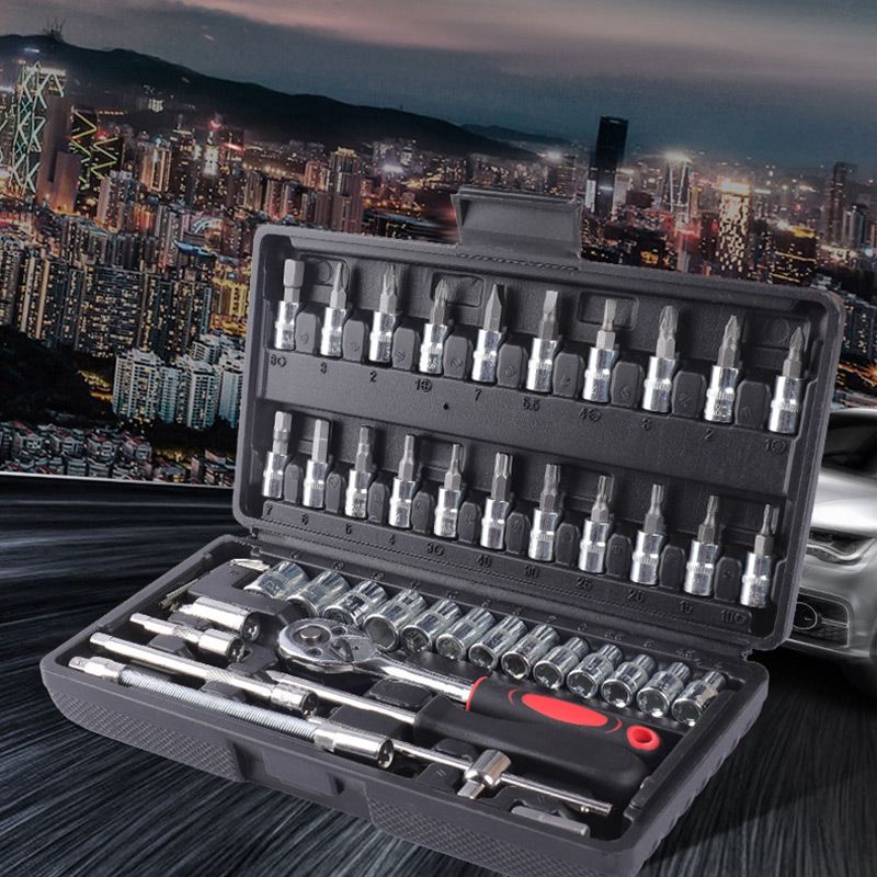 Avtoit | 46-piece set with quick-change wrench