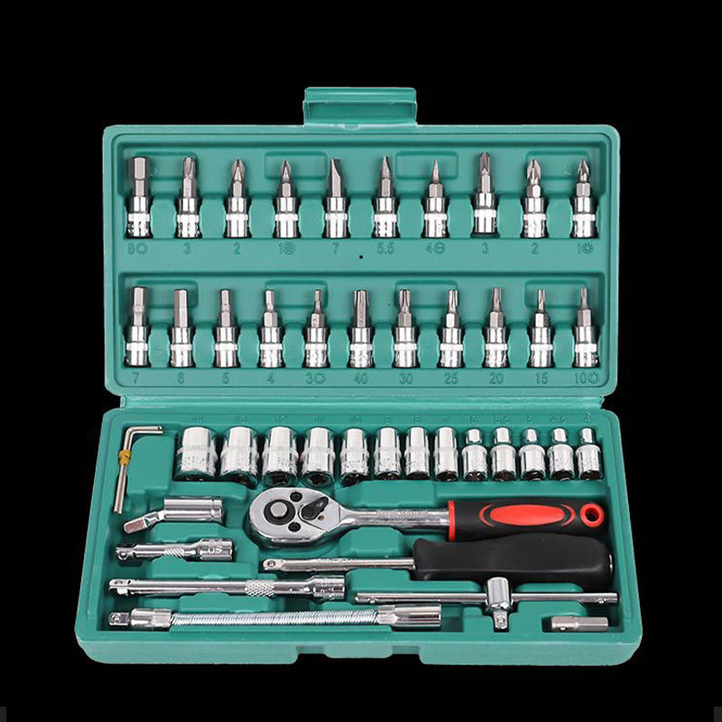 Avtoit | 46-piece set with quick-change wrench