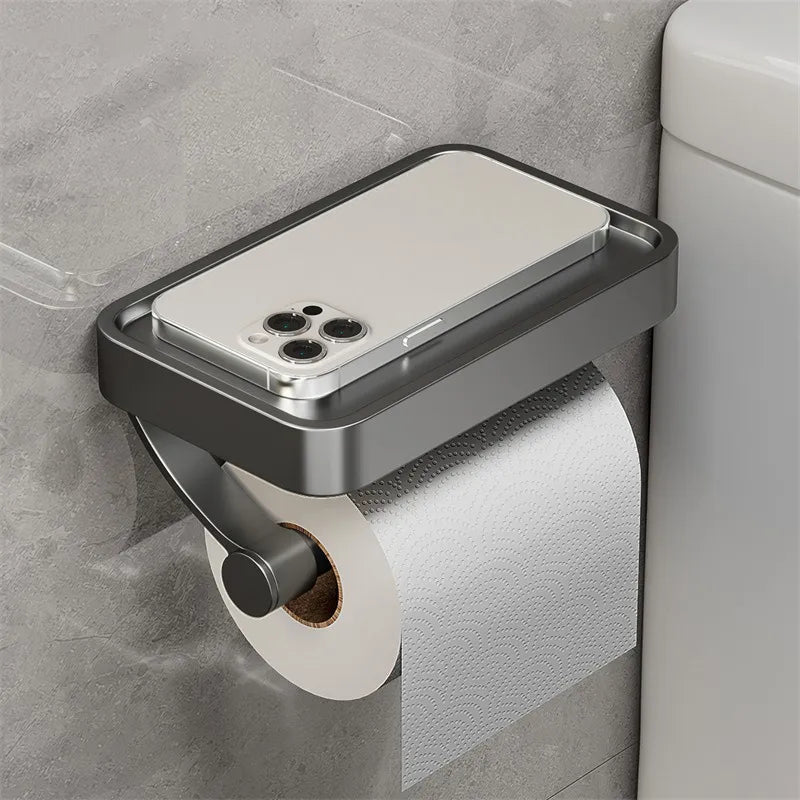 Avtoit | Stalux Toilet Roll Holder with Shelf