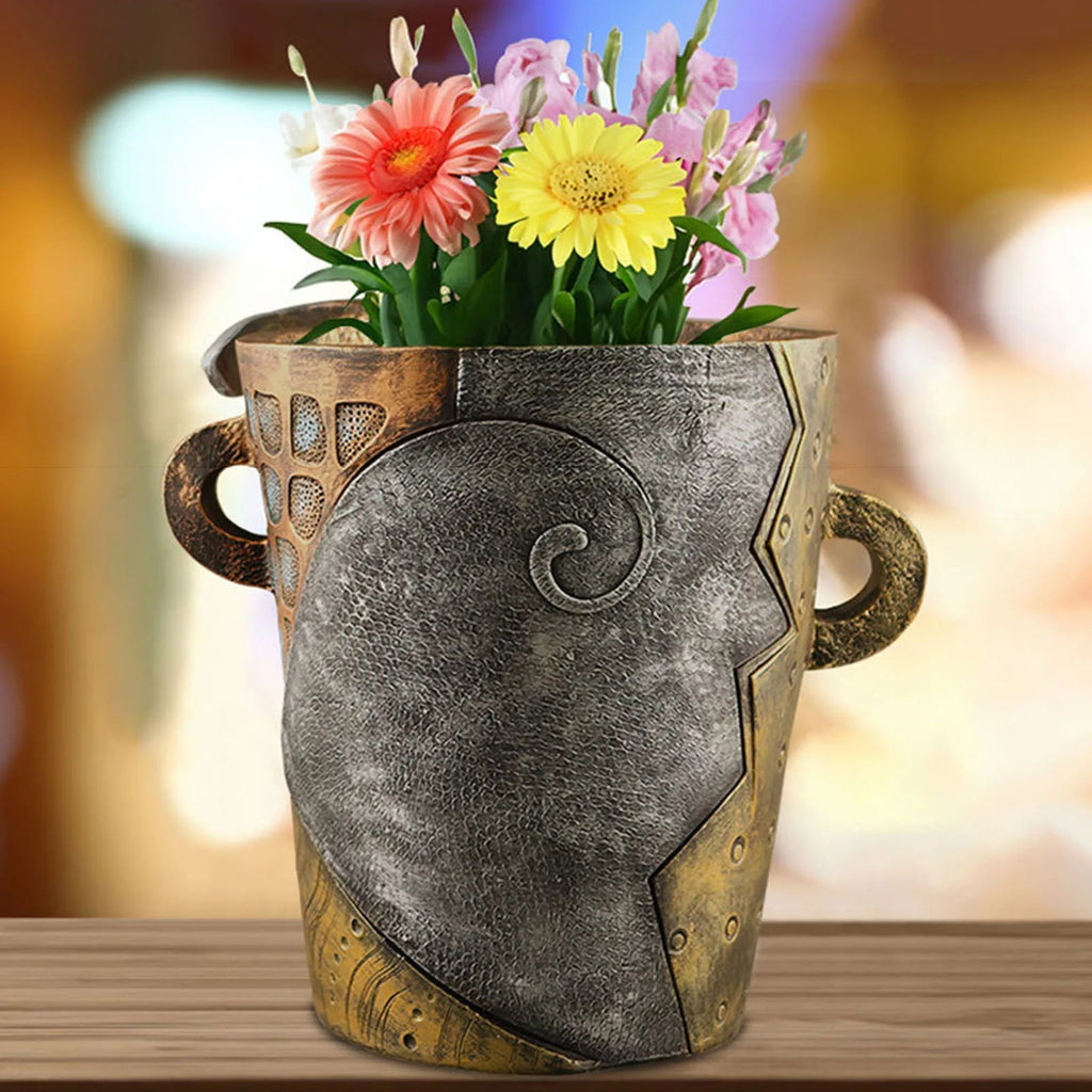 Avtoit | Stylish Abstract Art Plant Pot Ornaments - RetroVisage