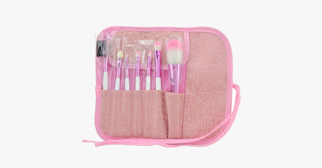 Avtoit | 7-piece pink brush set – makeup brushes for a flawless look