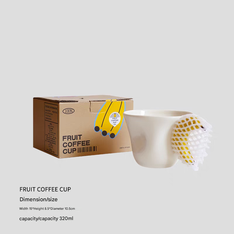 Avtoit | Banana Apple Creative 3D Handle Coffee Mug