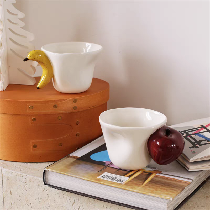 Avtoit | Banana Apple Creative 3D Handle Coffee Mug