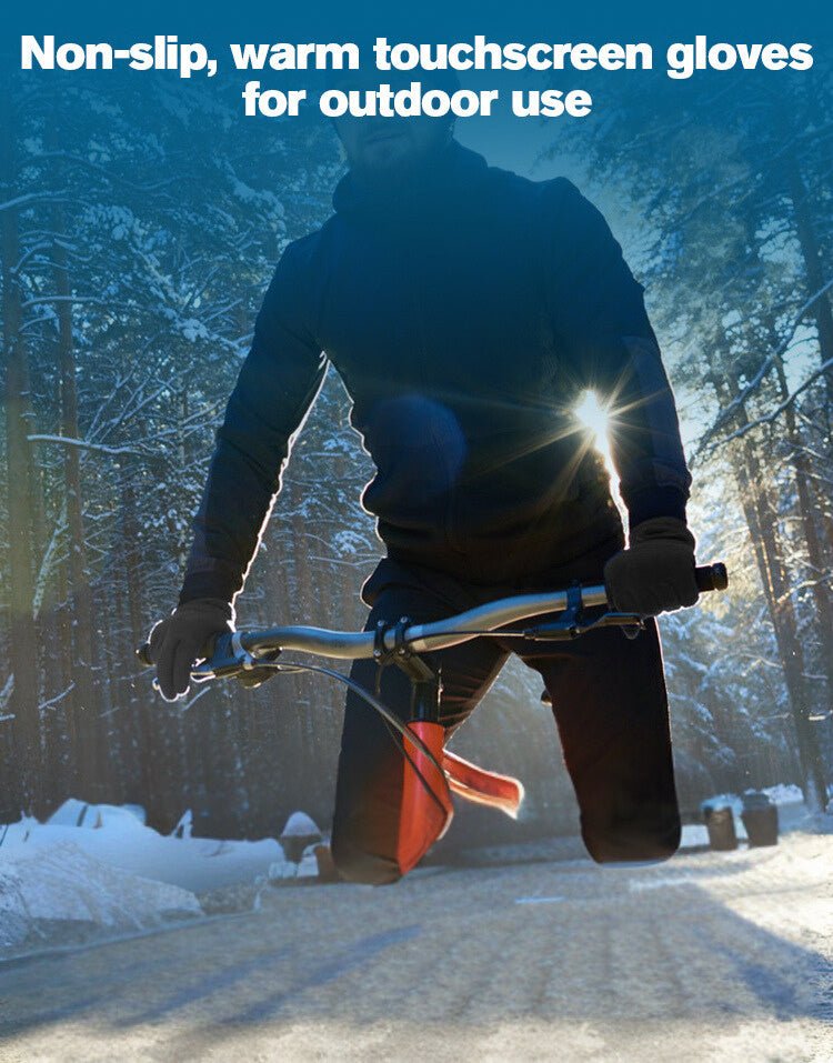Avtoit | Thermal Waterproof Cycling Gloves | Insulated, Breathable & Touchscreen Compatible for Cold Weather Outdoor Activities