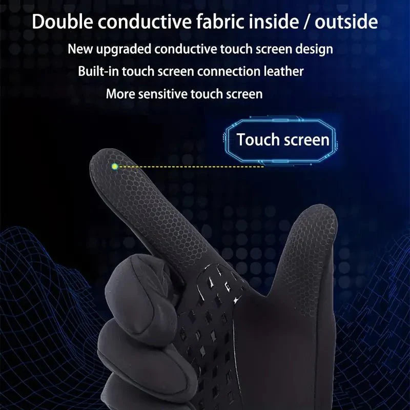 Avtoit | Thermal Waterproof Cycling Gloves | Insulated, Breathable & Touchscreen Compatible for Cold Weather Outdoor Activities
