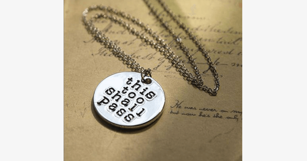 Avtoit | This Also Will Pass Pendant Necklace