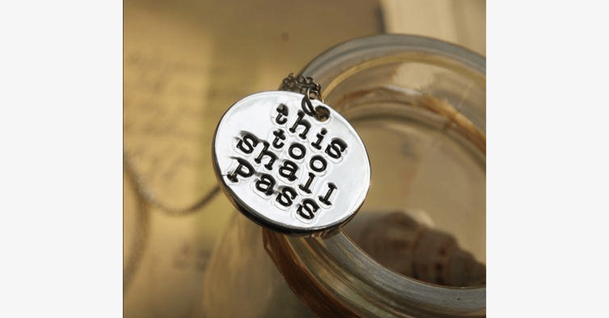 Avtoit | This Also Will Pass Pendant Necklace