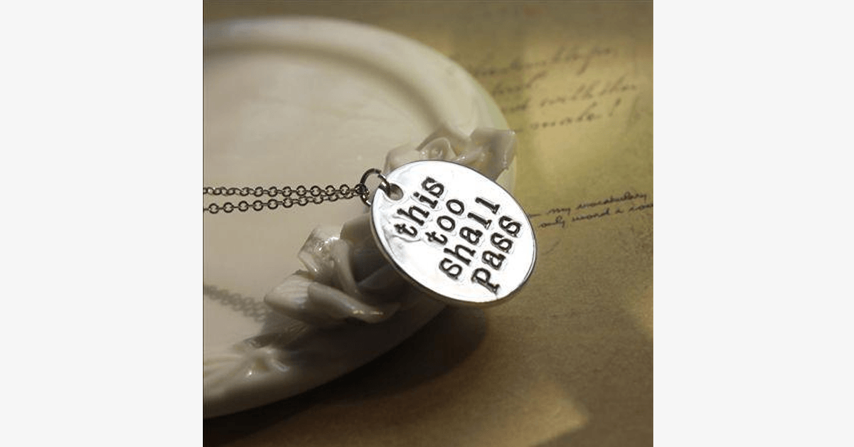 Avtoit | This Also Will Pass Pendant Necklace